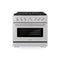 36 In. 5.2 Cu. Ft. Paramount Gas Range With 6 Burner Duopro™ Cooktop And Convection Gas Oven In Satin Stainless Steel