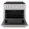 36 In. 5.2 Cu. Ft. Paramount Gas Range With 6 Burner Duopro™ Cooktop And Convection Gas Oven In Satin Stainless Steel