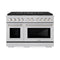 48 In. 6.7 Cu. Ft. Paramount Gas Range With 8 Burner Duopro™ Cooktop And Dual Ovens In Satin Stainless Steel