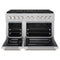 48 In. 6.7 Cu. Ft. Paramount Gas Range With 8 Burner Duopro™ Cooktop And Dual Ovens In Satin Stainless Steel