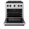 Autograph Edition 30 In. 4.2 Cu. Ft. Paramount Gas Range With 4 Burner Duopro™ Cooktop And Convection Gas Oven In Stainless Steel With Matte Black Accents