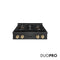 Autograph Edition 30 In. Paramount Gas Rangetop With 4 Burner Duopro™ Cooktop In Black Satin Stainless Steel And Polished Gold Accents