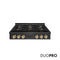 Autograph Edition 36 In. Paramount Gas Rangetop With 6 Burner Duopro™ Cooktop In Black Satin Stainless Steel And Polished Gold Accents
