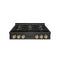 Autograph Edition 36 In. Paramount Gas Rangetop With 6 Burner Duopro™ Cooktop In Black Satin Stainless Steel And Polished Gold Accents
