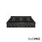 Designer Collection 36 In. Paramount Gas Rangetop With 6 Burner Duopro™ Cooktop In Black Satin Stainless Steel With Matte Black And Champagne Bronze Accents