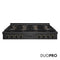 Designer Collection 48 In. Paramount Gas Rangetop With 8 Burner Duopro™ Cooktop In Black Satin Stainless Steel With Matte Black And Champagne Bronze Accents