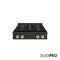 Autograph Edition 30 In. Paramount Gas Rangetop With 4 Burner Duopro™ Cooktop In Black Stainless Steel And Polished Gold Accents