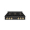 Autograph Edition 36 In. Paramount Gas Rangetop With 6 Burner Duopro™ Cooktop In Black Stainless Steel And Polished Gold Accents
