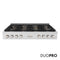 48 In. Paramount Gas Rangetop With 8 Burner Duopro™ Cooktop In Satin Stainless Steel