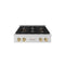 Autograph Edition 30 In. Paramount Gas Rangetop With 4 Burner Duopro™ Cooktop In Satin Stainless Steel And Champagne Bronze Accents