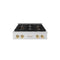 Autograph Edition 30 In. Paramount Gas Rangetop With 4 Burner Duopro™ Cooktop In Satin Stainless Steel And Polished Gold Accents