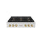 Autograph Edition 36 In. Paramount Gas Rangetop With 6 Burner Duopro™ Cooktop In Satin Stainless Steel And Champagne Bronze Accents