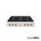 Autograph Edition 36 In. Paramount Gas Rangetop With 6 Burner Duopro™ Cooktop In Satin Stainless Steel And Polished Gold Accents