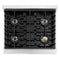 Autograph Edition 30 In. Paramount Gas Rangetop With 4 Burner Duopro™ Cooktop In Stainless Steel And Champagne Bronze Accents