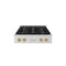 Autograph Edition 30 In. Paramount Gas Rangetop With 4 Burner Duopro™ Cooktop In Stainless Steel And Polished Gold Accents