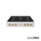 Autograph Edition 36 In. Paramount Gas Rangetop With 6 Burner Duopro™ Cooktop In Stainless Steel And Champagne Bronze Accents