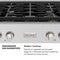 Autograph Edition 48 In. Paramount Gas Rangetop With 8 Burner Duopro™ Cooktop In Stainless Steel And Champagne Bronze Accents