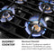 Autograph Edition 48 In. Paramount Gas Rangetop With 8 Burner Duopro™ Cooktop In Stainless Steel And Polished Gold Accents
