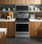 30" Smart Slide-In Electric Convection Fingerprint Resistant Range with No Preheat Air Fry