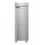 Refrigerator, Single Section Pass Thru Upright, Half Stainless Doors with Lock