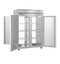Refrigerator, Two Section Pass Thru Upright, Full Stainless Doors with Lock
