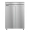 Refrigerator, Two Section Pass Thru Upright, Full Stainless Doors with Lock