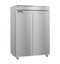 Refrigerator, Two Section Pass Thru Upright, Full Stainless Doors with Lock