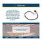 4' Electric Range Power Cord 4 Wire 40 Amp Right Angle Plug