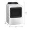Ge Profile™ Energy Star® 7.4 Cu. Ft. Capacity Smart Aluminized Alloy Drum Electric Dryer With Sanitize Cycle And Sensor Dry