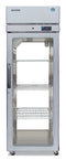 Refrigerator, Single Section Pass Thru Upright, Full Glass Doors with Lock