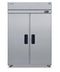 Refrigerator, Two Section Pass Thru Upright, Full Stainless Doors with Lock