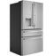 27.9 Cu. Ft. Smart Fingerprint Resistant 4-Door French-Door Refrigerator with Door In Door