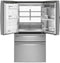 22.4 Cu. Ft. Smart Counter-Depth Fingerprint Resistant 4-Door French-Door Refrigerator with Door In Door