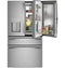 22.4 Cu. Ft. Smart Counter-Depth Fingerprint Resistant 4-Door French-Door Refrigerator with Door In Door