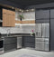 22.4 Cu. Ft. Smart Counter-Depth Fingerprint Resistant 4-Door French-Door Refrigerator with Door In Door