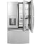 Ge Profile™ 22.1 Cu. Ft. Counter-depth Fingerprint Resistant French-door Refrigerator With Door In Door And Hands-free Autofill