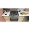 24" 2.9 Cu. Ft. Gas Free-standing Range With Convection And Modular Backguard
