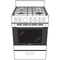 24" 2.9 Cu. Ft. Gas Free-standing Range With Convection And Modular Backguard