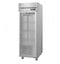 Refrigerator, Single Section Upright, Full Glass Door with Lock