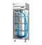 Refrigerator, Single Section Upright, Full Stainless Door with Lock