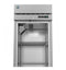 Refrigerator, Single Section Upright, Half Stainless Doors with Lock
