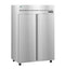 Refrigerator, Two Section Upright, Stainless Doors with Lock