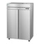 Refrigerator, Two Section Upright, Stainless Doors with Lock