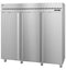 Refrigerator, Three Section Upright, Full Stainless Doors with Lock
