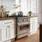 30 In. 4.0 Cu. Ft. Legacy Dual Fuel Range With 4 Burner Gas Cooktop And Electric Convection Oven In Stainless Steel