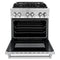 30 In. 4.0 Cu. Ft. Legacy Dual Fuel Range With 4 Burner Gas Cooktop And Electric Convection Oven In Stainless Steel