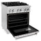 30 In. 4.0 Cu. Ft. Legacy Dual Fuel Range With 4 Burner Gas Cooktop And Electric Convection Oven In Stainless Steel
