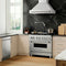 36 In. 4.6 Cu. Ft. Legacy Dual Fuel Range With 6 Burner Gas Cooktop And Electric Convection Oven In Stainless Steel