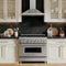 36 In. 4.6 Cu. Ft. Legacy Dual Fuel Range With 6 Burner Gas Cooktop And Electric Convection Oven In Stainless Steel