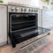 36 In. 4.6 Cu. Ft. Legacy Dual Fuel Range With 6 Burner Gas Cooktop And Electric Convection Oven In Stainless Steel